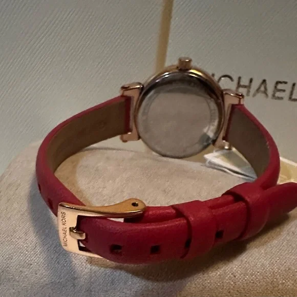 Michael Kors Red Women's Watch - Picture 7 of 7